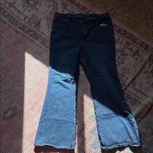 American Eagle Outfitters Dark Blue Flare Jeans